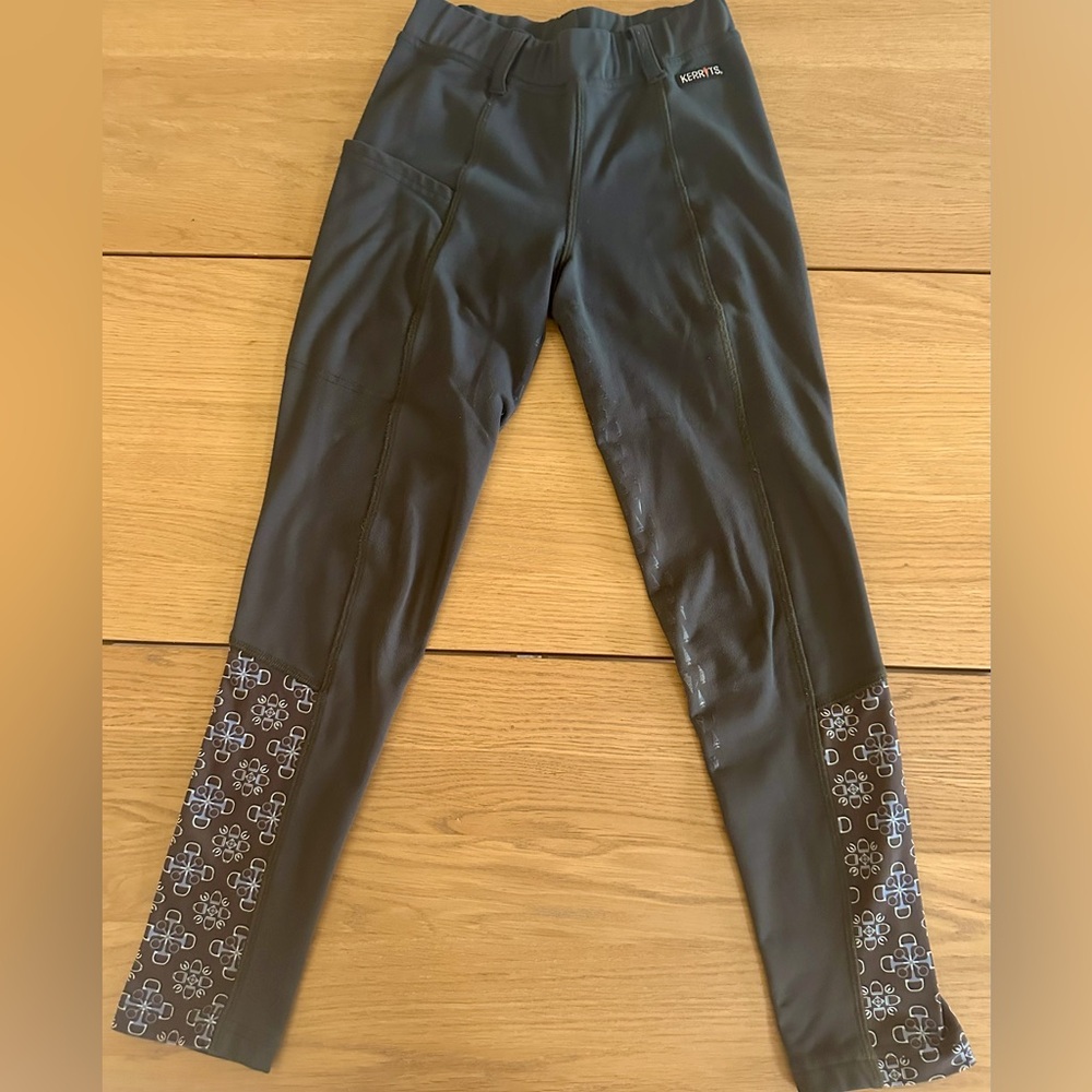 Kerrits Kids Thermo Tech Full Leg Riding Tight, size M.